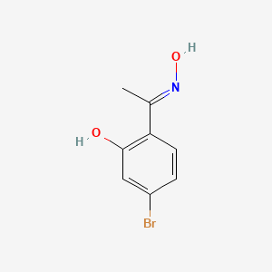 5-Bromo-2-[1-(hydroxyimino)ethyl]phenol