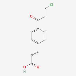 (E)-3-(4-(3-Chloropropanoyl)phenyl)acrylic acid