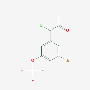 1-(3-Bromo-5-(trifluoromethoxy)phenyl)-1-chloropropan-2-one