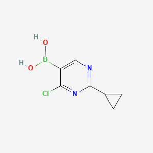 (4-Chloro-2-cyclopropylpyrimidin-5-yl)boronic acid