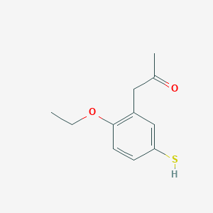 1-(2-Ethoxy-5-mercaptophenyl)propan-2-one