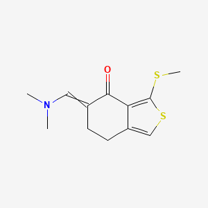 Benzo[c]thiophen-4(5H)-one, 5-[(dimethylamino)methylene]-6,7-dihydro-3-(methylthio)-