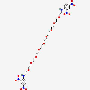 N1,N29-Bis(2,4-dinitrophenyl)-3,6,9,12,15,18,21,24,27-nonaoxanonacosane-1,29-diamine