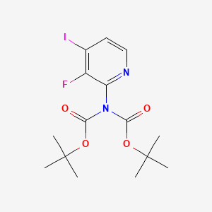 tert-Butyl (tert-butoxycarbonyl)(3-fluoro-4-iodopyridin-2-yl)carbamate