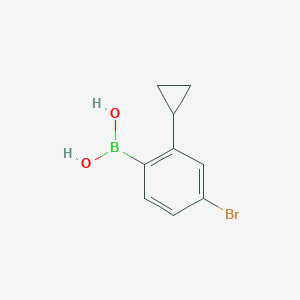 (4-Bromo-2-cyclopropylphenyl)boronic acid