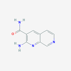 2-Amino-1,7-naphthyridine-3-carboxamide