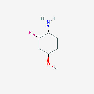 (1R,2S,4R)-2-Fluoro-4-methoxycyclohexan-1-amine