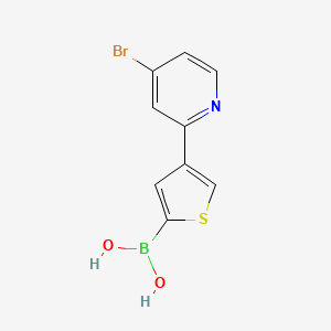 (4-(4-Bromopyridin-2-yl)thiophen-2-yl)boronic acid