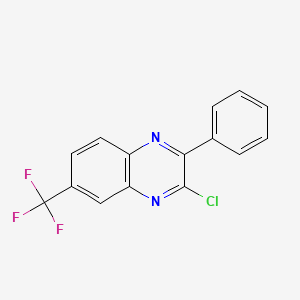 3-Chloro-2-phenyl-6-(trifluoromethyl)quinoxaline