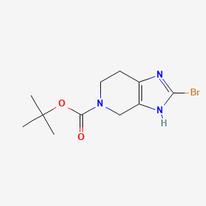 tert-butyl 2-bromo-3,4,6,7-tetrahydro-5H-imidazo[4,5-c]pyridine-5-carboxylate