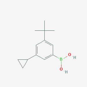 (3-(tert-Butyl)-5-cyclopropylphenyl)boronic acid