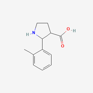 2-(2-methylphenyl)pyrrolidine-3-carboxylic Acid