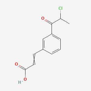 (E)-3-(3-(2-Chloropropanoyl)phenyl)acrylic acid