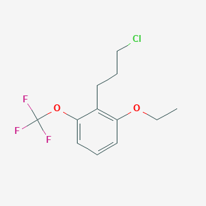 1-(3-Chloropropyl)-2-ethoxy-6-(trifluoromethoxy)benzene