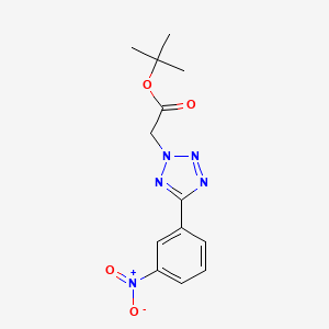tert-Butyl [5-(3-nitrophenyl)tetrazol-2-yl]acetate
