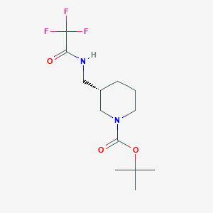 tert-Butyl (3S)-3-[(2,2,2-trifluoroacetamido)methyl]piperidine-1-carboxylate