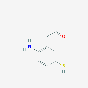 1-(2-Amino-5-mercaptophenyl)propan-2-one