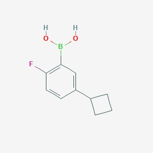 (5-Cyclobutyl-2-fluorophenyl)boronic acid