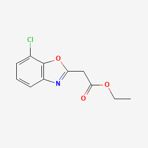 Ethyl 2-(7-chlorobenzo[d]oxazol-2-yl)acetate