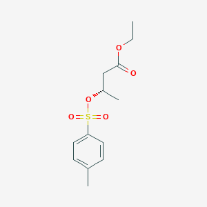 molecular formula C13H18O5S B14070384 Ethyl (S)-3-(tosyloxy)butanoate 