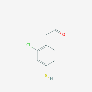 1-(2-Chloro-4-mercaptophenyl)propan-2-one