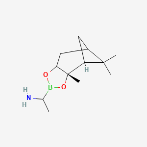 1-[(2S)-2,9,9-trimethyl-3,5-dioxa-4-boratricyclo[6.1.1.02,6]decan-4-yl]ethanamine