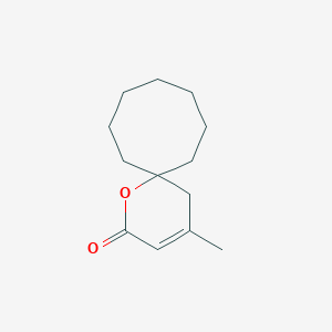 4-Methyl-1-oxaspiro[5.7]tridec-3-en-2-one