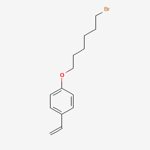 1-[(6-Bromohexyl)oxy]-4-ethenylbenzene