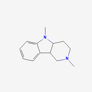 Trans-2,3,4,4a,5,9b-hexahydro-2,5-dimethyl-1H-pyrido[4,3-b]indole