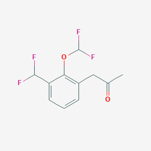 1-(2-(Difluoromethoxy)-3-(difluoromethyl)phenyl)propan-2-one