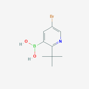 (5-Bromo-2-(tert-butyl)pyridin-3-yl)boronic acid