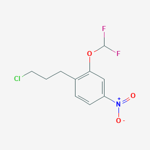 1-(3-Chloropropyl)-2-(difluoromethoxy)-4-nitrobenzene