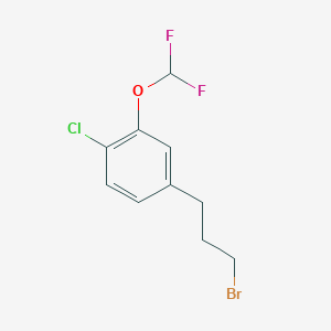 1-(3-Bromopropyl)-4-chloro-3-(difluoromethoxy)benzene