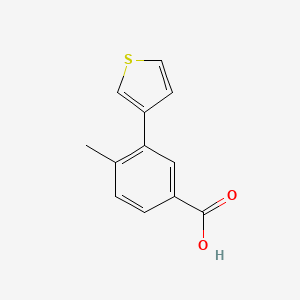 4-Methyl-3-(thiophen-3-yl)benzoic acid