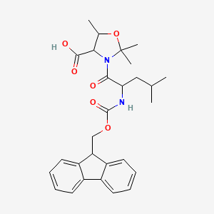 (4S,5R)-3-(Fmoc-Leu)-2,2,5-trimethyl-oxazolidine-4-carboxylic acid