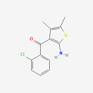 (2-Amino-4,5-dimethylthiophen-3-yl)(2-chlorophenyl)methanone