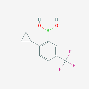 (2-Cyclopropyl-5-(trifluoromethyl)phenyl)boronic acid