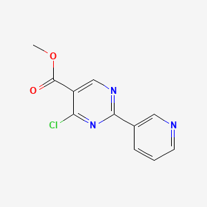 Methyl 4-chloro-2-(pyridin-3-yl)pyrimidine-5-carboxylate