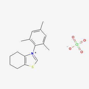 3-Mesityl-4,5,6,7-tetrahydrobenzo[d]thiazol-3-ium perchlorate