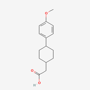 2-(4-(4-Methoxyphenyl)cyclohexyl)acetic acid