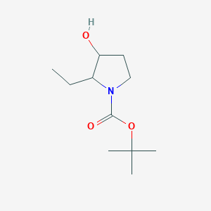 tert-Butyl 2-ethyl-3-hydroxy-1-pyrrolidinecarboxylate
