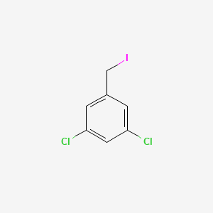 molecular formula C7H5Cl2I B14070801 1,3-Dichloro-5-(iodomethyl)benzene CAS No. 62031-36-1