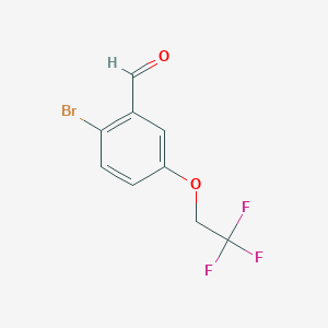 2-Bromo-5-(2,2,2-trifluoroethoxy)benzaldehyde