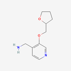 (3-((Tetrahydrofuran-2-yl)methoxy)pyridin-4-yl)methanamine