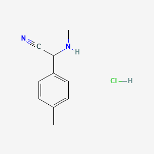 2-(Methylamino)-2-(p-tolyl)acetonitrile hydrochloride
