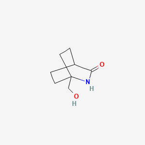 B1407106 1-(Hydroxymethyl)-2-azabicyclo[2.2.2]octan-3-one CAS No. 1334412-35-9