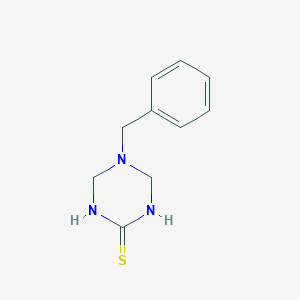molecular formula C10H13N3S B140711 5-Benzyl-1,3,5-triazinane-2-thione CAS No. 42170-02-5