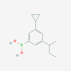 (3-(sec-Butyl)-5-cyclopropylphenyl)boronic acid