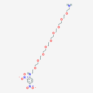 N1-(2,4-Dinitrophenyl)-3,6,9,12,15,18,21,24,27-nonaoxanonacosane-1,29-diamine