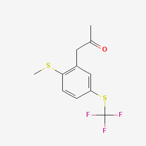 1-(2-(Methylthio)-5-(trifluoromethylthio)phenyl)propan-2-one